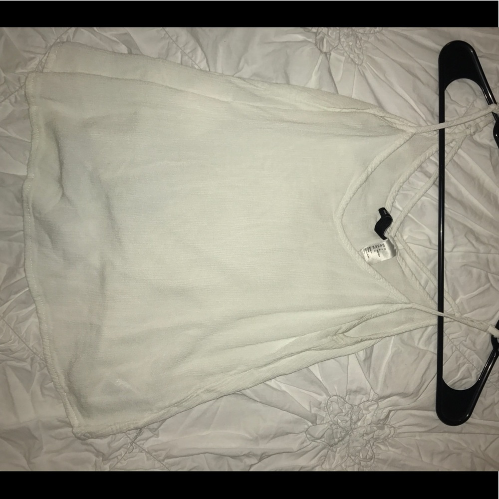 White Spaghetti Strap